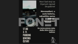 Stiže podrška iz Novog Sada